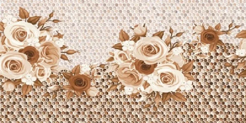 خرید و قیمت کاشی طرح گل برجسته